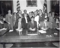 Signing of Senate Bill 19 on May 10, 1983